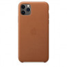 Coque en cuir pour iPhone 11 Pro Max - Havane