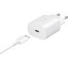 Chargeur maison 25W Power Delivery + Câble USB C/USB C Blanc Samsung