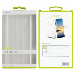 Coque Samsung Galaxy Note 9 - Muvit transparente
