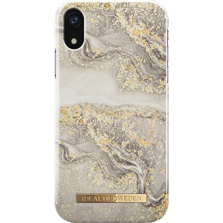 Coque Fashion iPhone XR Sparkle Greige Marble Ideal Of Sweden