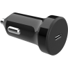 Chargeur voiture USB C PD 18W Power Delivery Noir Bigben