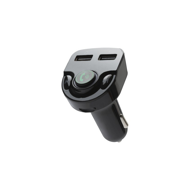 Chargeur voiture double USB A+A avec transmetteur FM 2.4A Bigben