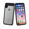 Coque iPhone X/Xs - Crystal Bump - transparente et contour noir