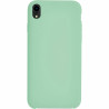 Coque iPhone XR - soft touch vert menthe