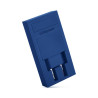 Chargeur secteur de poche - ROCK - 2 ports USB - bleu