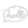 NEON LUMINEUX AVEC MESSAGE HELLO ROSE ET BLANC - USB-A