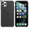 APPLE Coque en silicone pour iPhone 11 Pro Max - Noire