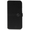 Folio iPhone 12 mini Nice Bouton laqué Noir Faconnable