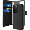 Folio 2 en 1 Samsung G S21 Ultra 5G - Coque Magnétique Noir Puro