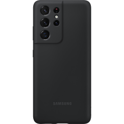 Coque Samsung G S21 Ultra 5G Silicone Noir Samsung
